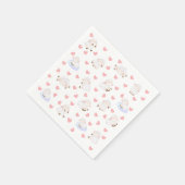 Serviette En Papier Amour des moutons (Coin)