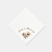 Serviette En Papier Amour d'Espresso Martini en cours de préparation (Coin)