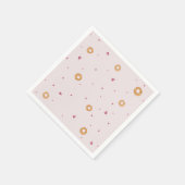 Serviette En Papier AMOUR ET SACS | Cotton bonbon rose | (Coin)