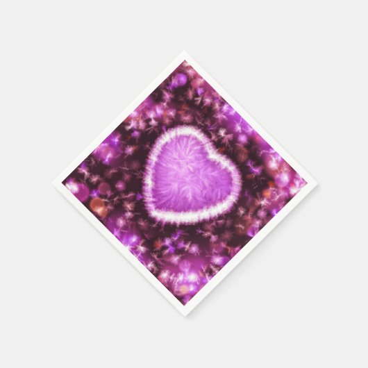 Serviette En Papier Amour éternel (Coin)