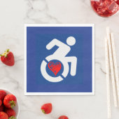 Serviette En Papier Amour Handicap (En situation)