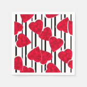 Serviette En Papier Amour, mariage, Saint Valentin (Devant)