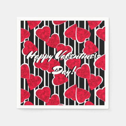 Serviette En Papier Amour, mariage, Saint Valentin (Devant)
