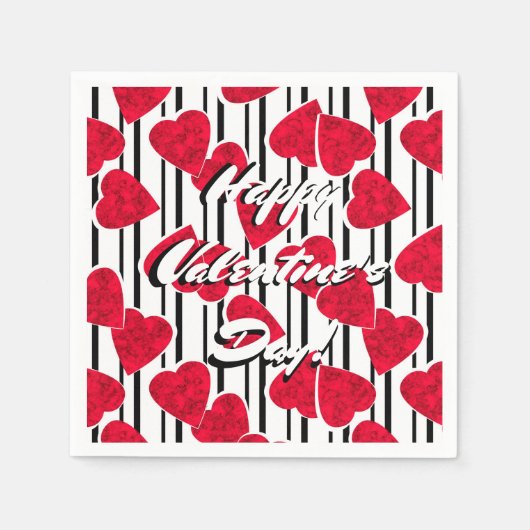 Serviette En Papier Amour, mariage, Saint Valentin (Devant)