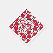 Serviette En Papier Amour, mariage, Saint Valentin (Coin)