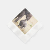 Serviette En Papier Amour maternel (Coin)