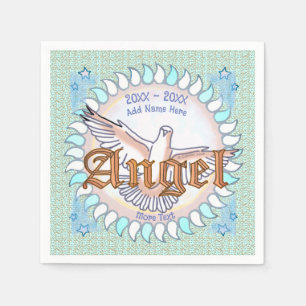 Serviette En Papier Amour Mémoire Angel Dove