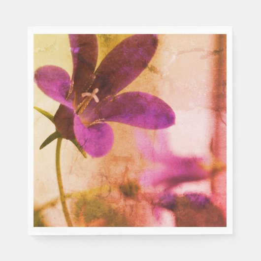 Serviette En Papier Amour pourpre (Devant)