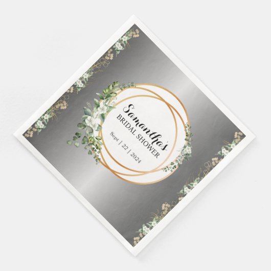 Serviette En Papier Amour radiant : Mariage inoubliable (Coin)