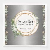 Serviette En Papier Amour radiant : Mariage inoubliable (Devant)