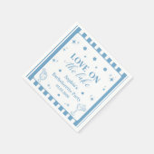 Serviette En Papier Amour Sur Le Lac Bachelorette (Coin)