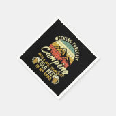 Serviette En Papier Amoureux du camping fou (Coin)