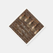 Serviette En Papier Ampoules Vintage Edison Mariage Industriel (Coin)