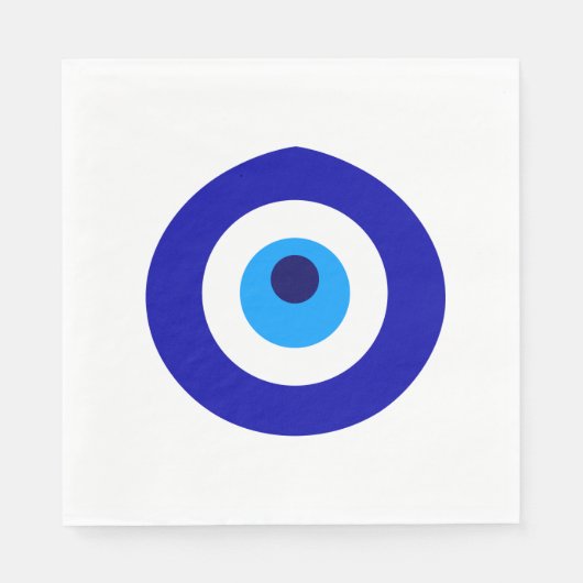 Serviette En Papier Amulat turc appelé Nazar (Devant)