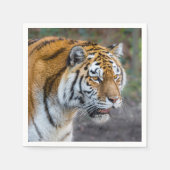 Serviette En Papier Amur tiger (Devant)