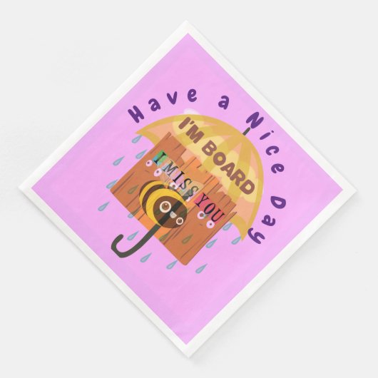 Serviette En Papier Amusant Amusant Avoir des serviettes Nice Day (Coin)