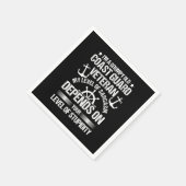 Serviette En Papier Amusant Anciens Combattants Jour Grumpy Vieux Gard (Coin)