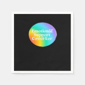 Serviette En Papier Amusant d'aide émotionnelle (Devant)
