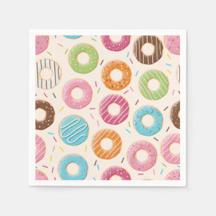 Serviette En Papier Amusant Donut