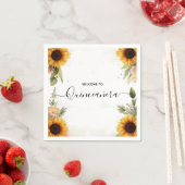 Serviette En Papier Amusant Joy Lily Twin Double Joint Quinceanera (En situation)
