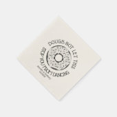 Serviette En Papier Amusant moderne blanc laqué Mariage de traitement  (Coin)