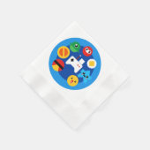 Serviette En Papier Amusant Retro Arcade (Coin)