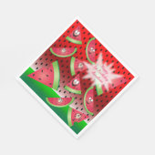 Serviette En Papier Amusant visage Watermelon Design (Coin)