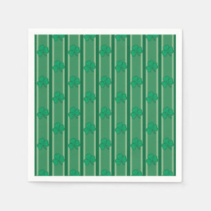 Serviette En Papier Amusants et Shamrocks fantaisistes