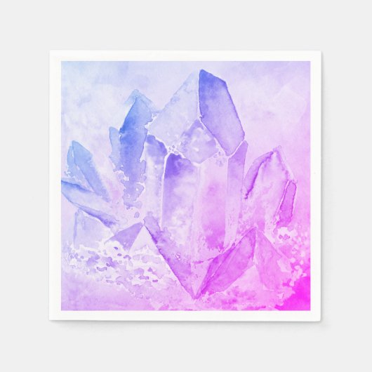 Serviette En Papier *~* Amusants Gentil Améthyste de guérison (Devant)
