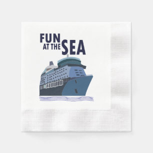 Serviette En Papier Amusement À La Croisière En Mer Fête