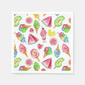 Serviette En Papier amusement au soleil (Devant)