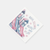 Serviette En Papier Amusement d'aire de jeu Anniversaire Bash (Coin)