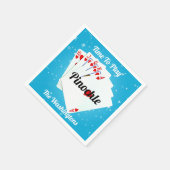 Serviette En Papier Amusez-vous le temps de jouer Pinochle Plaque de p (Coin)