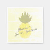 Serviette En Papier Ananas (Devant)
