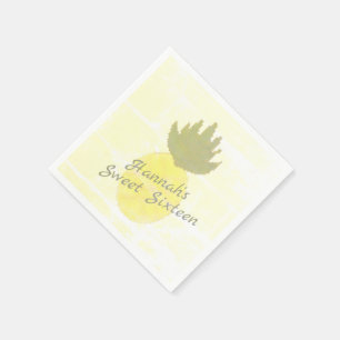 Serviette En Papier Ananas