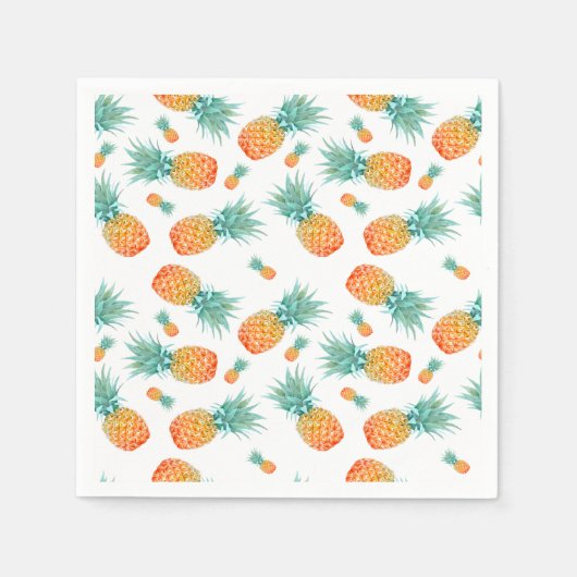 Serviette En Papier Ananas (Devant)