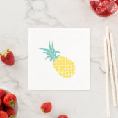 Serviette En Papier Ananas (En situation)