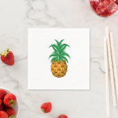 Serviette En Papier Ananas (En situation)