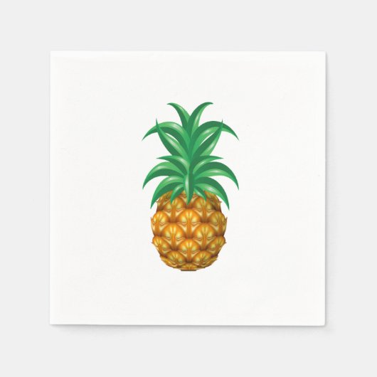 Serviette En Papier Ananas (Devant)