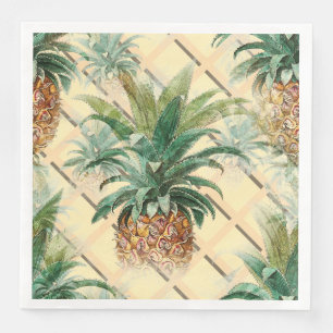 Serviette En Papier Ananas