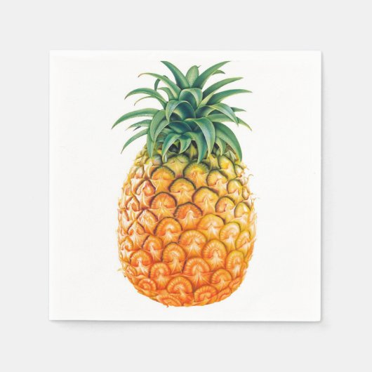 Serviette En Papier Ananas (Devant)
