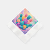 Serviette En Papier Ananas coloré (Coin)