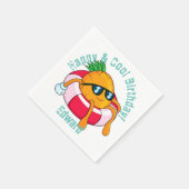 Serviette En Papier Ananas cool (Coin)