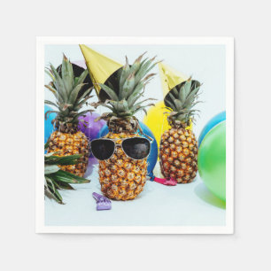 Serviette En Papier Ananas frais avec la serviette de papier de