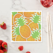 Serviette En Papier Ananas funky (En situation)