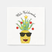 Serviette En Papier Ananas Mele Kalikimaka (Devant)