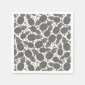 Serviette En Papier Ananas monochromes (Devant)