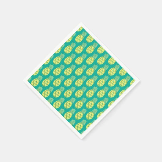 Serviette En Papier Ananas Pastel (Coin)