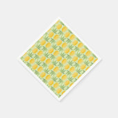 Serviette En Papier Ananas rétro (Coin)