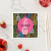 Serviette En Papier Ananas Sauvage et Sucré (En situation)
